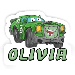 Autos Aufkleber mit dem Namen Olivia