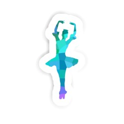 Ballerina Sticker mit dem Namen Liam