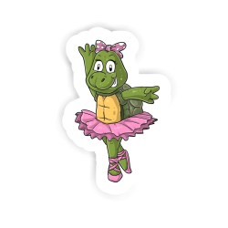 Ballerina Sticker mit dem Namen Aurelia