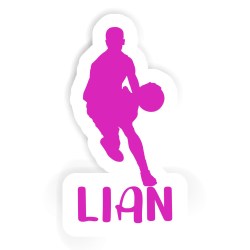 Basketballspieler Sticker