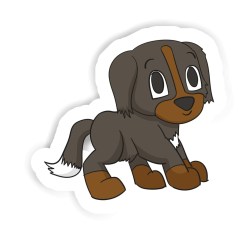 Berner Sennenhund Sticker mit dem Namen Jan