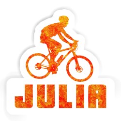 Biker Aufkleber mit dem Namen Julia