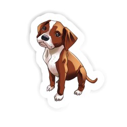 Boxerhund Sticker mit dem Namen Timo