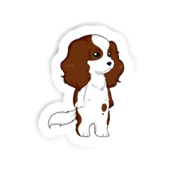 Cavalier King Charles Spaniel Sticker mit dem Namen Ella