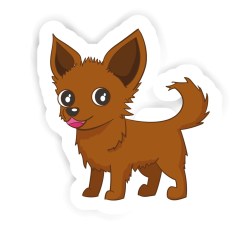 Chihuahua Sticker mit dem Namen Vincent