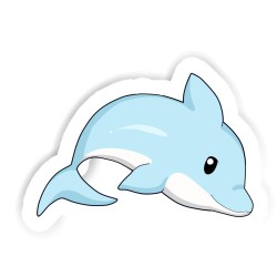 Delfin Sticker mit dem Namen Leano