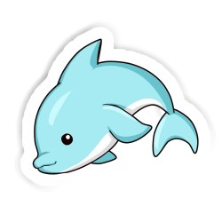 Delphin Sticker mit dem Namen Melina
