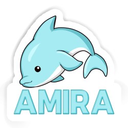Delphine Aufkleber mit dem Namen Amira
