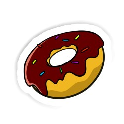 Donut Sticker mit dem Namen Adam