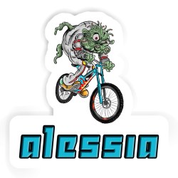 Downhill-Biker Sticker