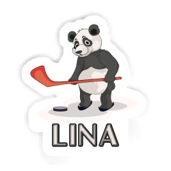 Eishockey-Panda Sticker