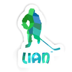 Eishockeyspieler Sticker