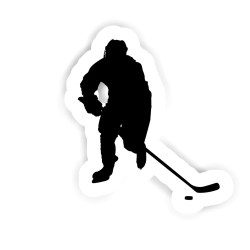 Eishockeyspieler Sticker mit dem Namen Jaron