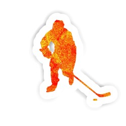 Eishockeyspieler Sticker mit dem Namen Laurin