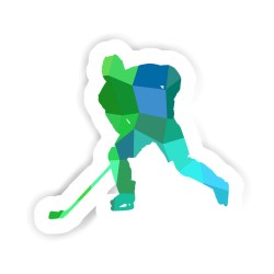 Eishockeyspieler Sticker mit dem Namen Aurora