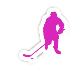 Eishockeyspielerin Sticker mit dem Namen Mila