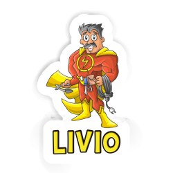  Aufkleber mit dem Namen Livio