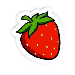 Erdbeere Sticker mit dem Namen Mira