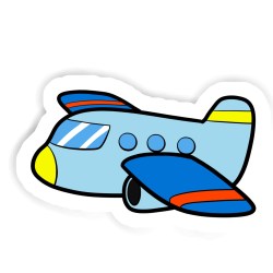 Flugzeug Sticker mit dem Namen Andrin