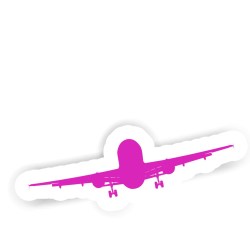 Flugzeug Sticker mit dem Namen Julian