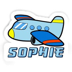 Flugzeuge Aufkleber mit dem Namen Sophie