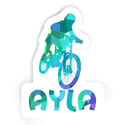 Freeride Biker Sticker