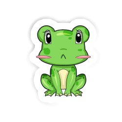 Frosch Sticker mit dem Namen Lara