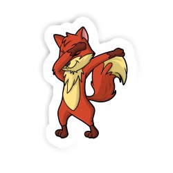 Fuchs Sticker mit dem Namen Ben