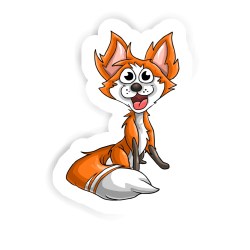 Fuchs Sticker mit dem Namen Malia