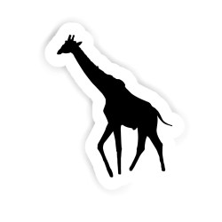 Giraffe Sticker mit dem Namen Leonardo