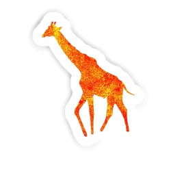 Giraffe Sticker mit dem Namen Felix