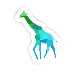 Giraffe Sticker mit dem Namen Noel