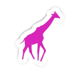 Giraffe Sticker mit dem Namen Emily