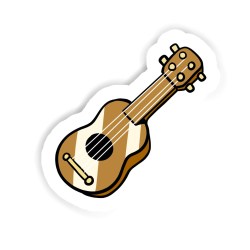 Gitarre Sticker mit dem Namen Amelia