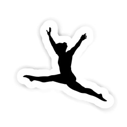 Gymnastin Sticker mit dem Namen Paul