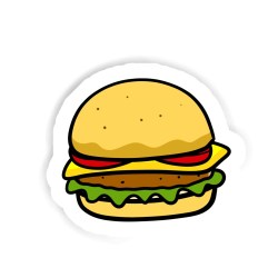 Hamburger Sticker mit dem Namen Arya