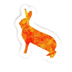 Hase Sticker mit dem Namen Gian