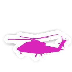 Helikopter Sticker mit dem Namen Emma