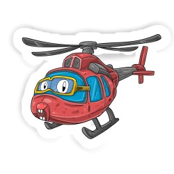 Helikopter Sticker mit dem Namen Liam