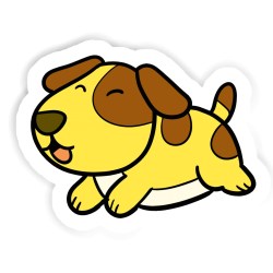 Hund Sticker mit dem Namen Nils