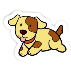 Hund Sticker mit dem Namen Noelia