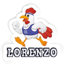  Aufkleber mit dem Namen Lorenzo