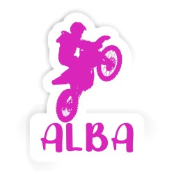 Motocross-Fahrer Sticker