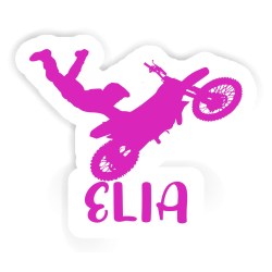 Motocross-Fahrer Sticker