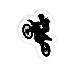 Motocross-Fahrer Sticker mit dem Namen Alexander