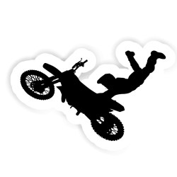 Motocross-Fahrer Sticker mit dem Namen Laurin