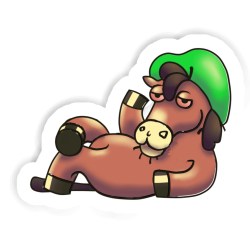 Pferd Sticker mit dem Namen Mael