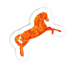 Pferd Sticker mit dem Namen Iris
