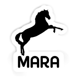 Pferde Aufkleber mit dem Namen Mara