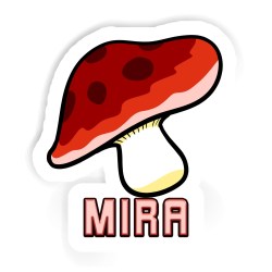 Pilze Aufkleber mit dem Namen Mira